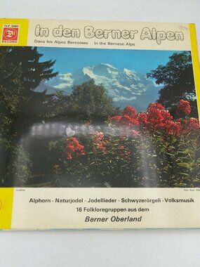 In Den Berner Alpen "In the Bernese Alps Echo from Adelboden Trio Krebs LP vinyl